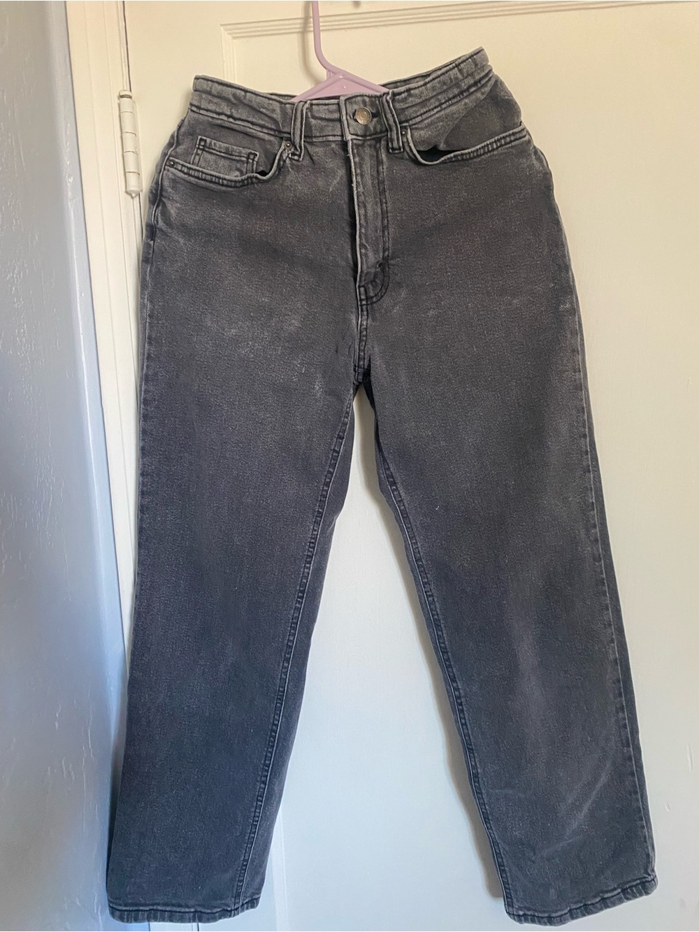 Women’s Wild Fable High-Rise Straight Leg Jeans - Washed Black